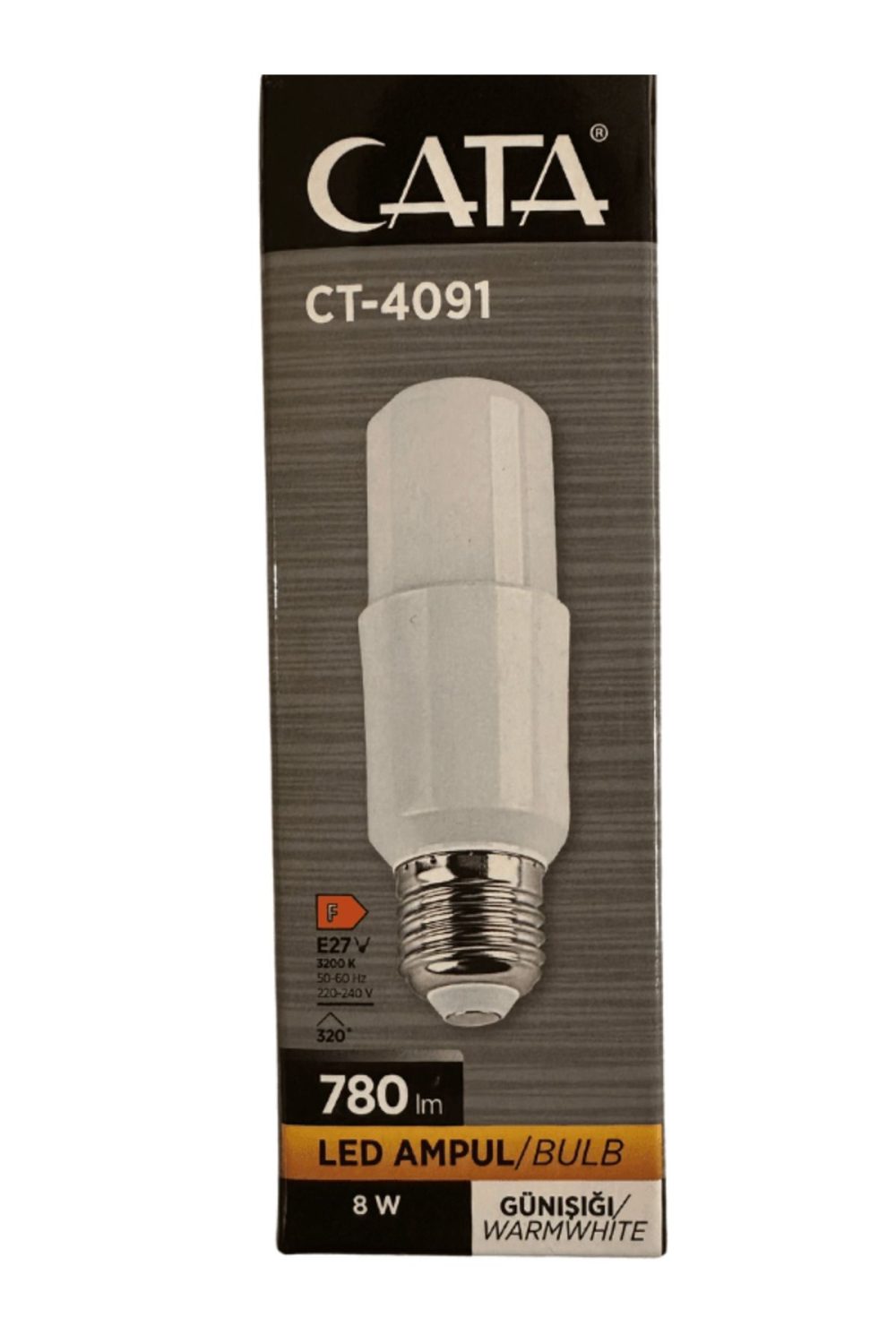 CT-4091 8W 3200K (Günışığı) E27 Duylu Led Ampul