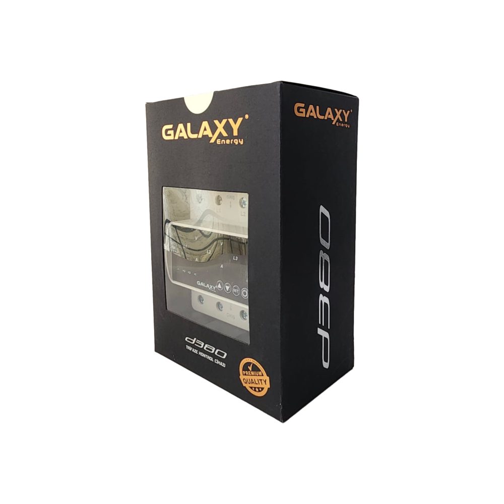 GALAXY D380 TRİFAZE 63A VOLTAJ VE AKIM KORUYUCU
